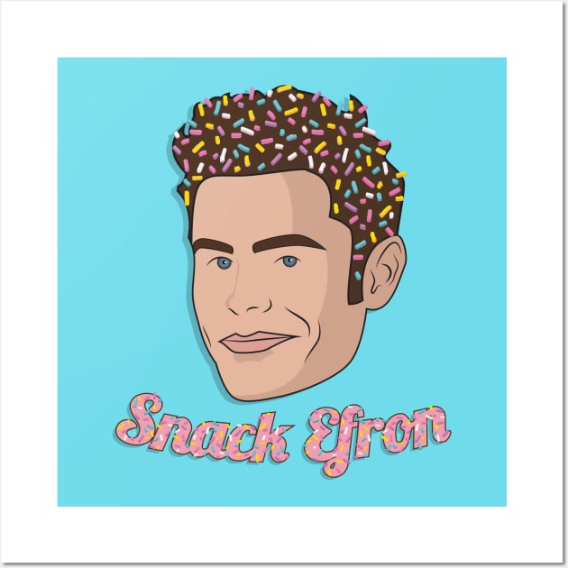 Snack Efron Wall Art by Lights, Camera, Podcast